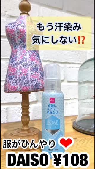 【DAISO】汗シミ対策！？【携帯に便利♡】