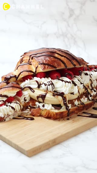 Cheat Day Huge Croissant Sundae