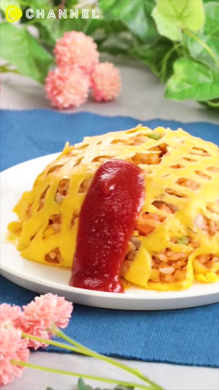 ข้าวห่อไข่ลายตาราง  เสิร์ฟความห่วงใย 