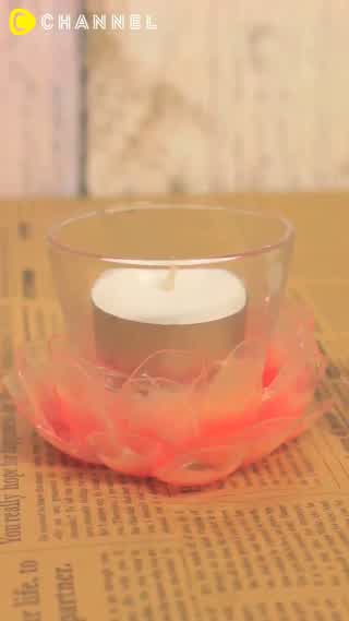 超かわいい！【100均アイテムで作る！フラワーキャンドル】