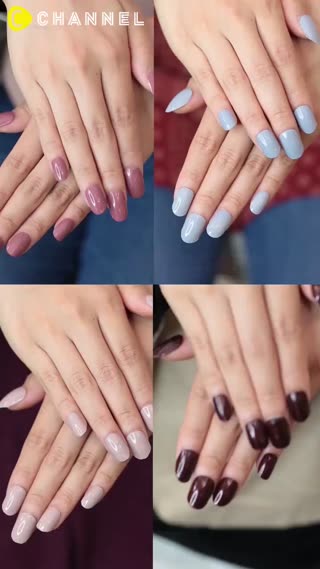 想搭配秋天的上衣♡秋季指彩