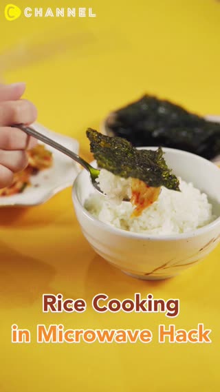 Busy? Make Rice in a Microwave in 4mins!