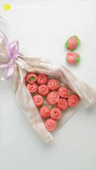 หมั่นโถวกุหลาบ แป้งนุ่มแน่นเด้ง