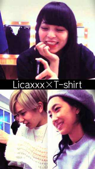 Licaxxx、Una、中田クルミが持っているTシャツについて語る♡