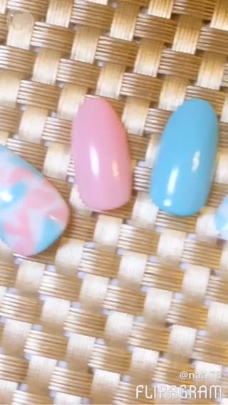 リクエスト：【パステルカラーで作る！】カモフラ柄ネイル