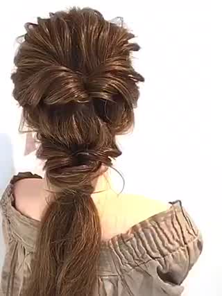 くるりんぱ2回で出来ちゃう‼️簡単×時短×可愛いヘアアレンジ