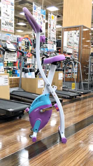 かわいいフィットネスバイクでお正月太り撃退♪