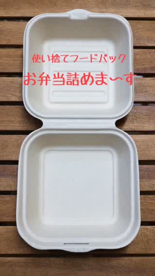 お弁当の詰め方【フードパック編】