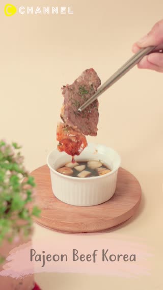 Pajeon beef korea