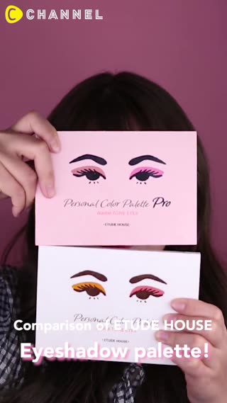 Comparison of ETUDE HOUSE Eyeshadow pale