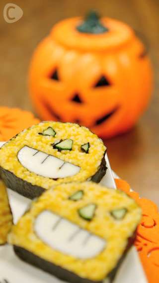 Pumpkin Sushi Rolls!