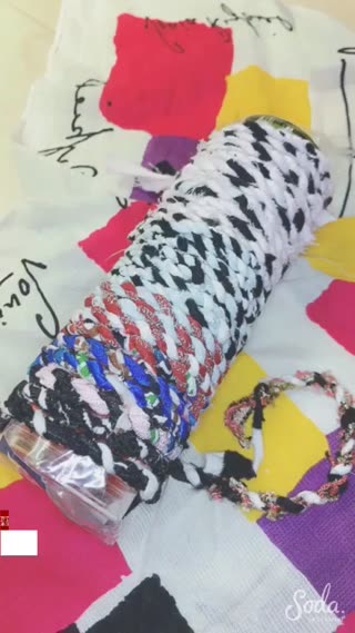 いらなくなった生地をリメイク！ファブリックロープの作り方