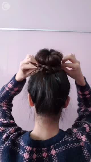 5-Minute Hair Bun with a Hair Donut 2!!