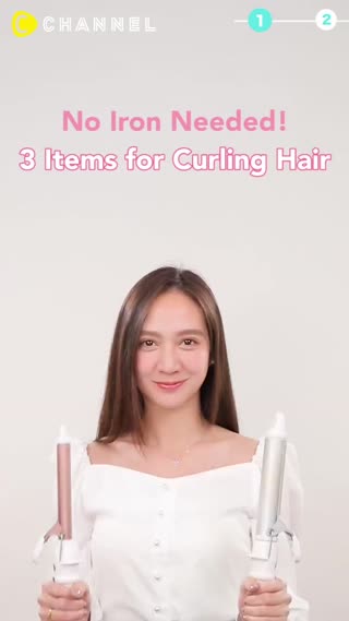 No Iron Needed!3 Items for Curling Hair