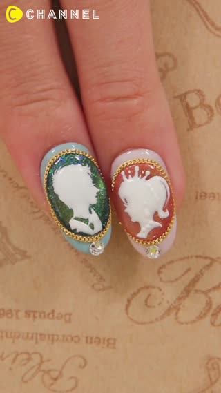 Like a sculpture ♡ Cameo nail