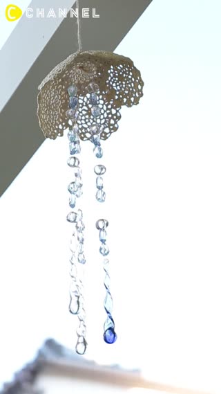 夏の暑い日にも風を感じて♡レースドイリーでつくるオリジナル風鈴