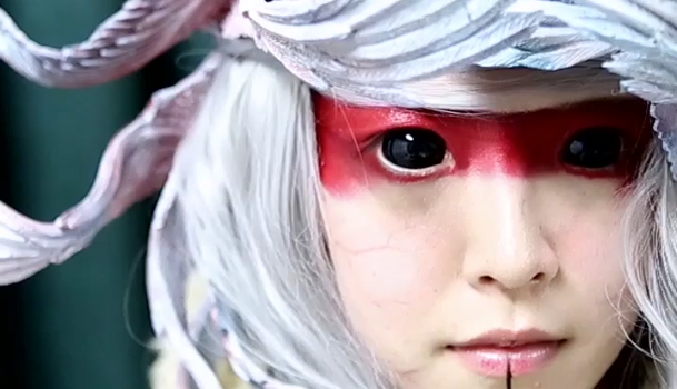 閲覧注意!?特殊メイクの巨匠が本気でハロウィンメイク♡ウイングガール