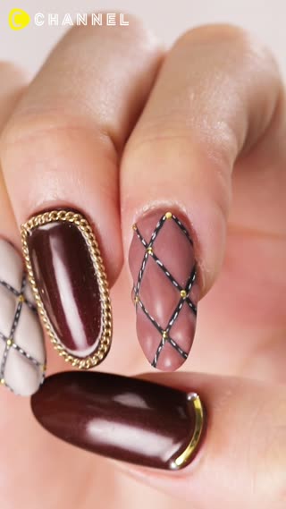 Bubbly Textured Quilt Nails