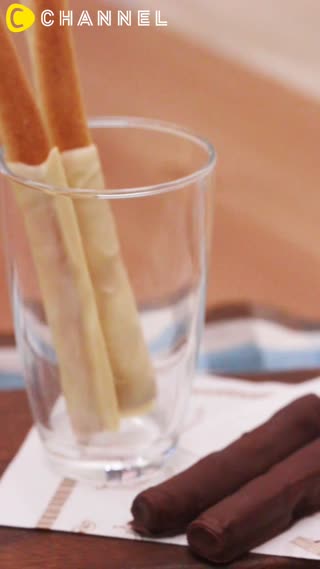 使用春捲皮的正統甜點！酥脆的巧克力捲餅