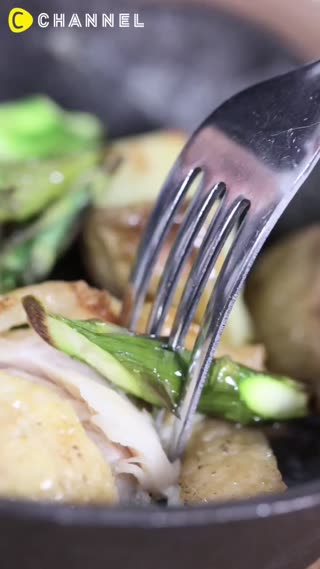 超級下飯的～鑄鐵鍋嫩煎雞腿肉