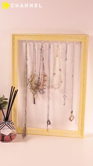 簡單DIY飾品架