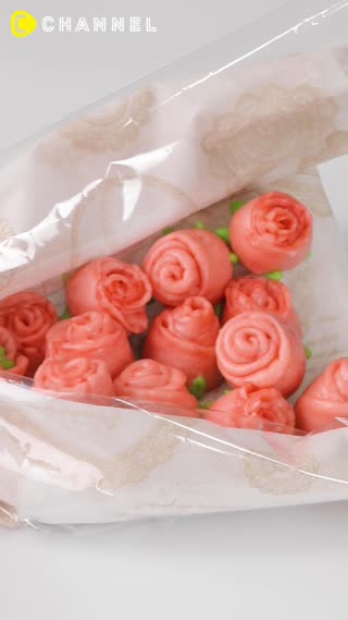 Present idea! Steamed bread Roses