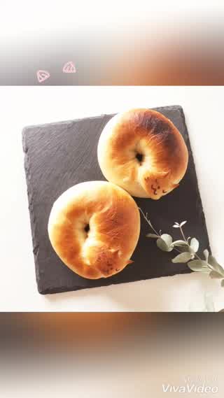 可愛い♡にゃんこベーグル