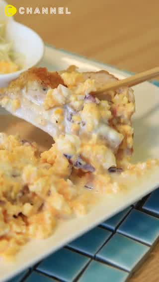 ボリューム満点！手作りタルタルの鶏南蛮＆コールスロー