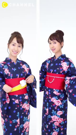 「簡単にできる！帯アレンジ　3パターン」