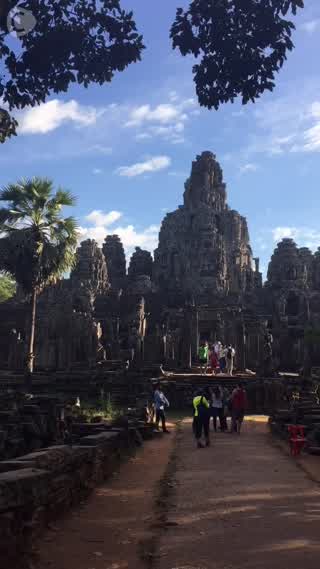 顔がたくさん！！！カンボジアの世界遺産アンコールトム！