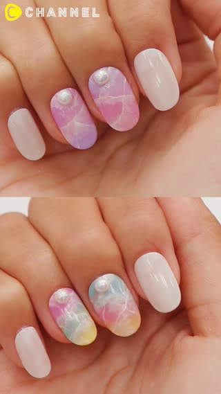Summer Water Surface Nail Art