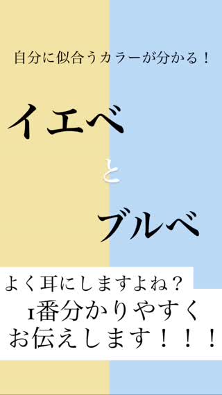 ブルベとイエベって何？