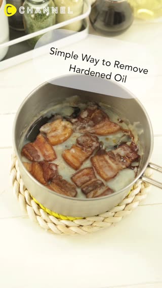 Simple Way to Remove Hardened Oil