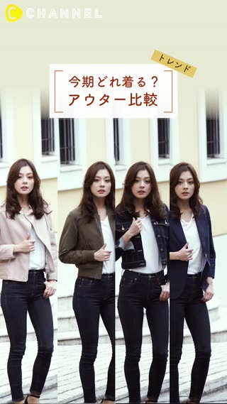 今期どれ着る？トレンドアウター比較