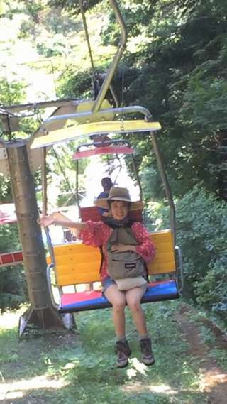 柴田紗希が撮影で高尾山に行ってきました♪