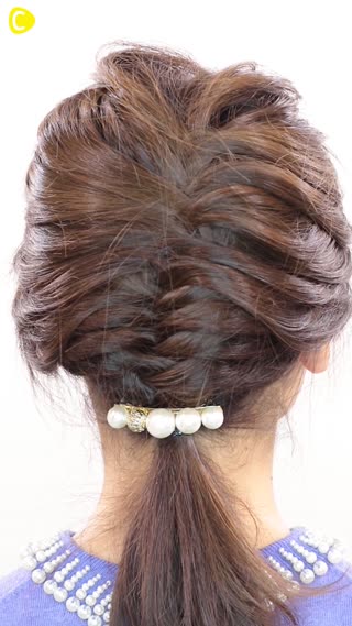 Easy Hair Arrangement with a NEW item