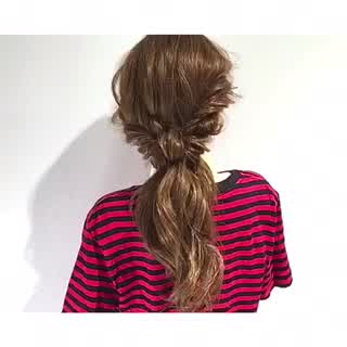 簡単に出来ちゃう‼️オシャレなねじりアレンジ