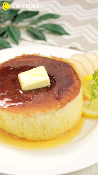 あの名店を再現！？分厚いスフレパンケーキ