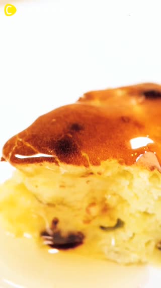 滿滿的香甜氛圍♡ 葡萄乾鬆餅