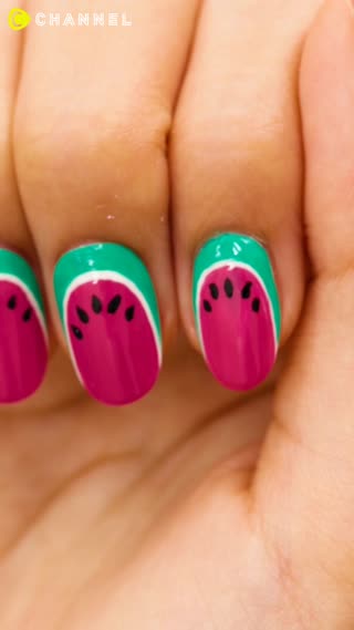 Watermelon Nail